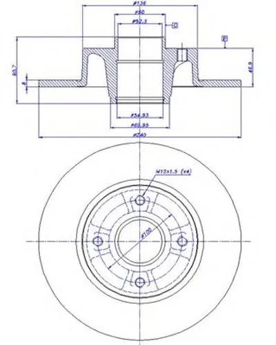 Тормозной диск CAR купить