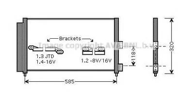 Конденсатор, кондиционер AVA QUALITY COOLING купить