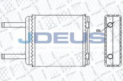 Теплообменник, отопление салона JDEUS купить