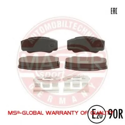 Комплект тормозных колодок, дисковый тормоз MASTER-SPORT купить