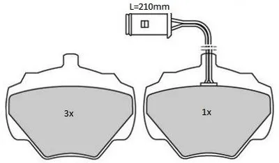 Комплект тормозных колодок, дисковый тормоз FREMAX купить
