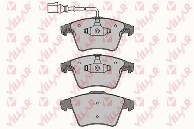 Комплект тормозных колодок, дисковый тормоз VILLAR купить