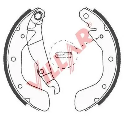 Комплект тормозных колодок VILLAR купить