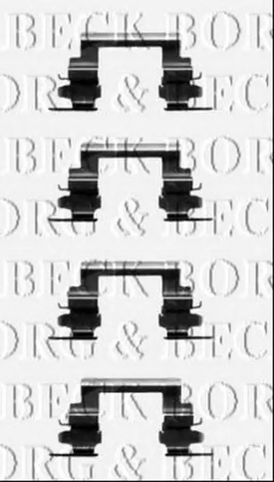 Комплектующие, колодки дискового тормоза BORG & BECK купить