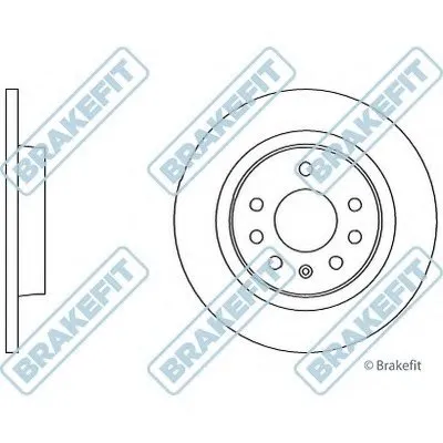 Тормозной диск Brake Fit APEC braking купить