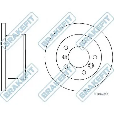 Тормозной диск Brake Fit APEC braking купить