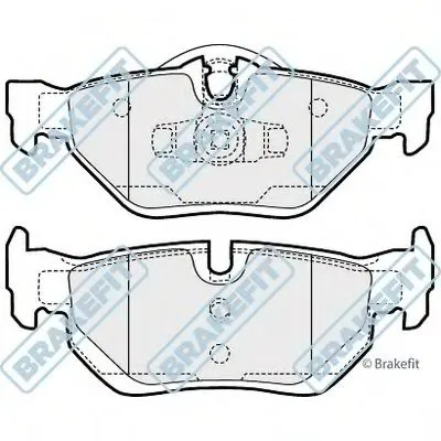 Комплект тормозных колодок, дисковый тормоз Brake Fit APEC braking купить