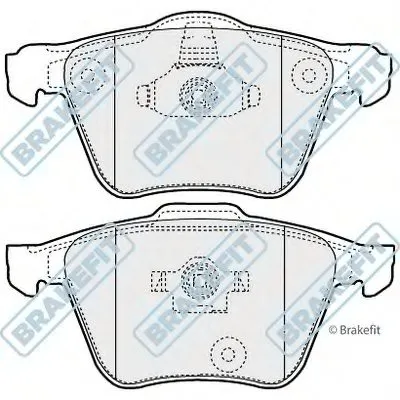 Комплект тормозных колодок, дисковый тормоз Brake Fit APEC braking купить