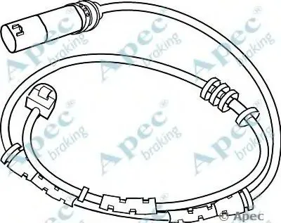 Указатель износа, накладка тормозной колодки APEC braking купить