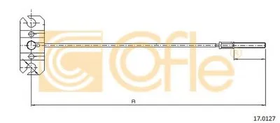 Трос, стояночная тормозная система COFLE купить