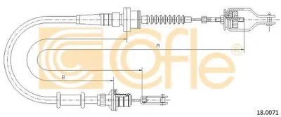 Тросик сцепления COFLE купить