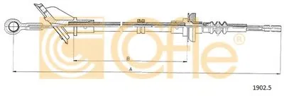 Тросик сцепления COFLE купить