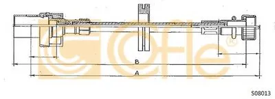 Тросик спидометра COFLE купить