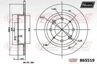 Тормозной диск R+ (Regular Plus) MAXTECH купить