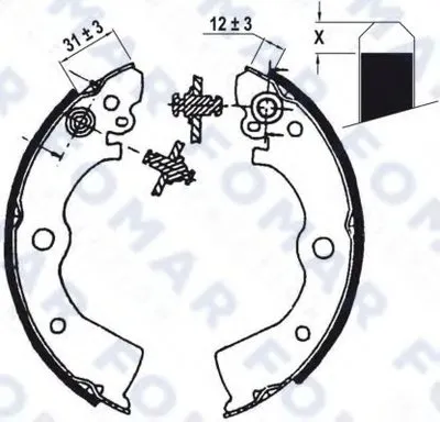 Комплект тормозных колодок FOMAR Friction купить