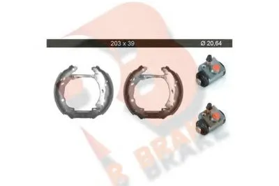 Комплект тормозных колодок R BRAKE купить