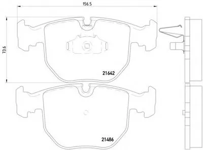 Комплект тормозных колодок, дисковый тормоз HELLA купить