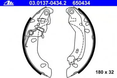 Комплект тормозных колодок ATE купить