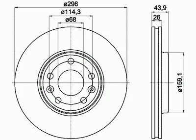 Тормозной диск PRO TEXTAR купить