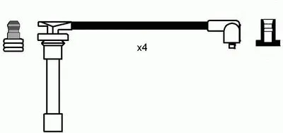Комплект проводов зажигания NGK купить