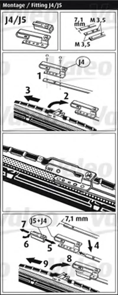 Щетка стеклоочистителя DAS ORIGINAL SWF купить
