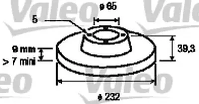 Тормозной диск VALEO купить