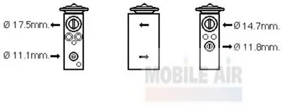 Расширительный клапан, кондиционер VAN WEZEL купить