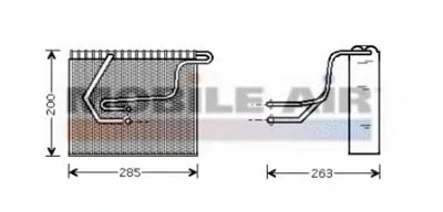Испаритель, кондиционер VAN WEZEL купить