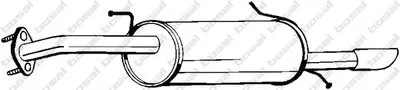 Глушитель выхлопных газов конечный BOSAL купить