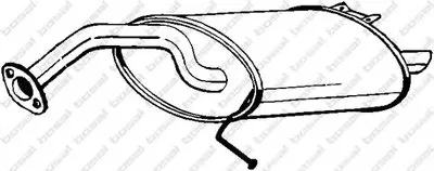 Глушитель выхлопных газов конечный BOSAL купить