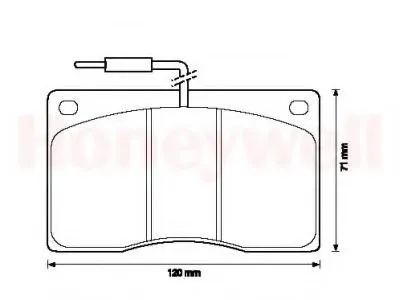 Комплект тормозных колодок, дисковый тормоз JURID купить