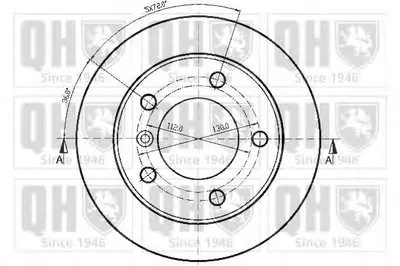 Тормозной диск QUINTON HAZELL купить