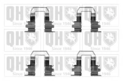 Комплектующие, колодки дискового тормоза QUINTON HAZELL купить