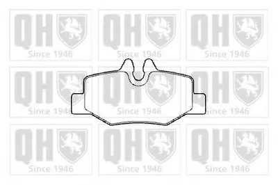 Комплект тормозных колодок, дисковый тормоз QUINTON HAZELL купить