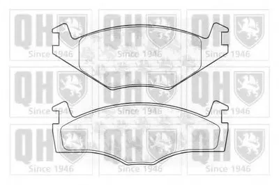 Комплект тормозных колодок, дисковый тормоз QUINTON HAZELL купить