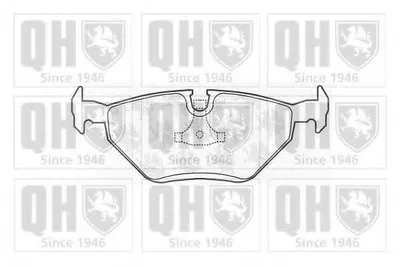 Комплект тормозных колодок, дисковый тормоз QUINTON HAZELL купить