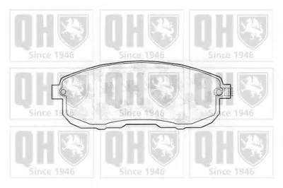 Комплект тормозных колодок, дисковый тормоз QUINTON HAZELL купить