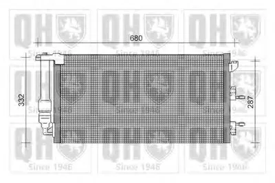Конденсатор, кондиционер QUINTON HAZELL купить