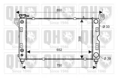 Радиатор, охлаждение двигателя QUINTON HAZELL купить