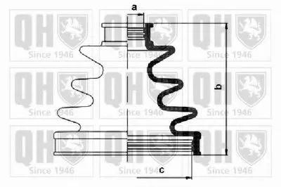Комплект пылника, приводной вал QUINTON HAZELL купить