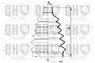 Комплект пылника, приводной вал QUINTON HAZELL купить