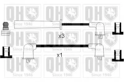 Комплект проводов зажигания CI QUINTON HAZELL купить