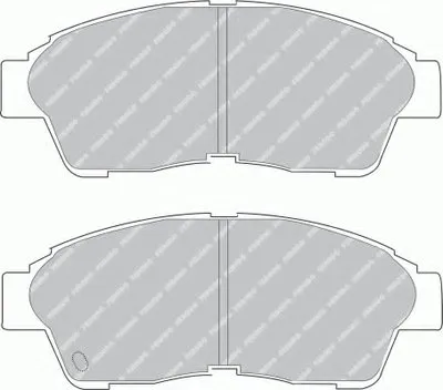 Комплект тормозных колодок, дисковый тормоз PREMIER FERODO купить