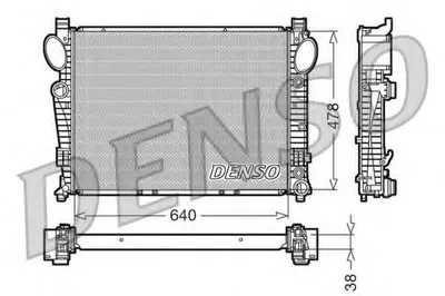 Радиатор, охлаждение двигателя DENSO купить