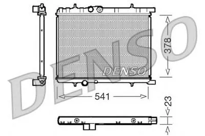 Радиатор, охлаждение двигателя DENSO купить