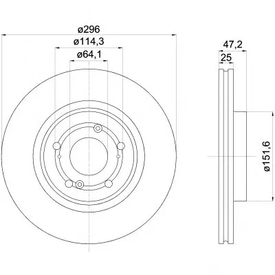 Тормозной диск MINTEX купить