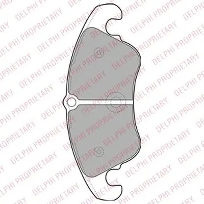 Комплект тормозных колодок, дисковый тормоз DELPHI купить