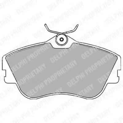Комплект тормозных колодок, дисковый тормоз DELPHI купить