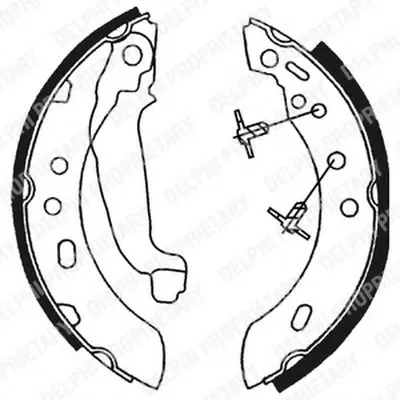 Комплект тормозных колодок DELPHI купить