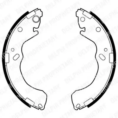 Комплект тормозных колодок DELPHI купить